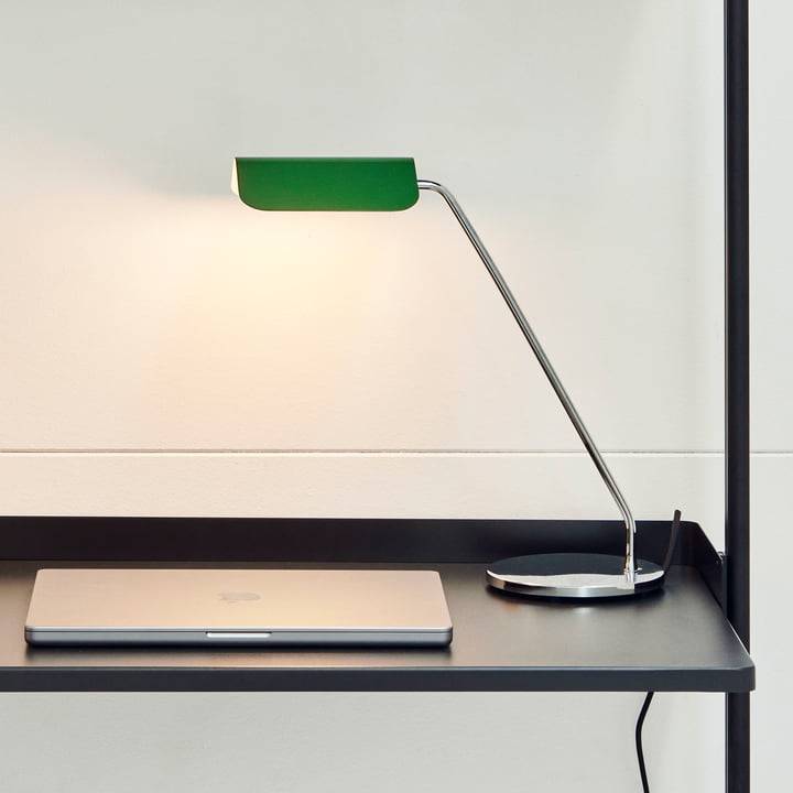 Lampe Apex bureau/table incurvée/clip bureau / HAY