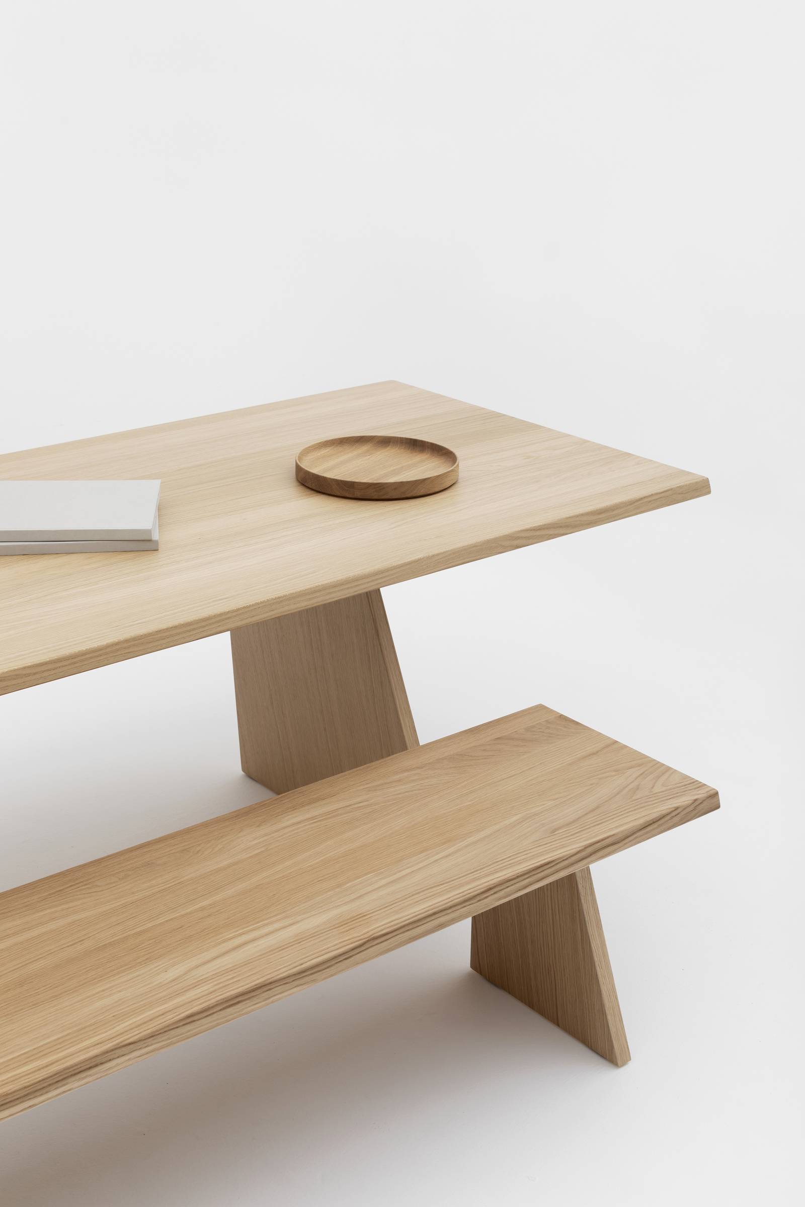 Table en chêne JUNE L.300*l.80/90/100 cm (choisissez votre largeur) / Cruso